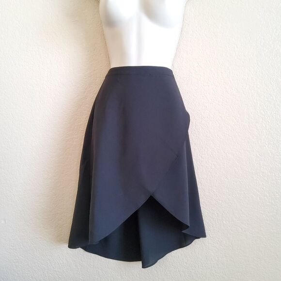 NWOT Ali & Jay Asymmetrical High-Low Skirt XS Black - Picture 2 of 13